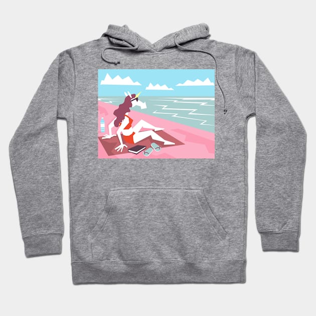 Fun In Sun Unicorn Hoodie by Thatssounicorny